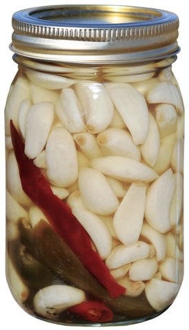 Spicy Pickled Garlic