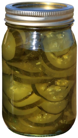 Sweet pickle chips